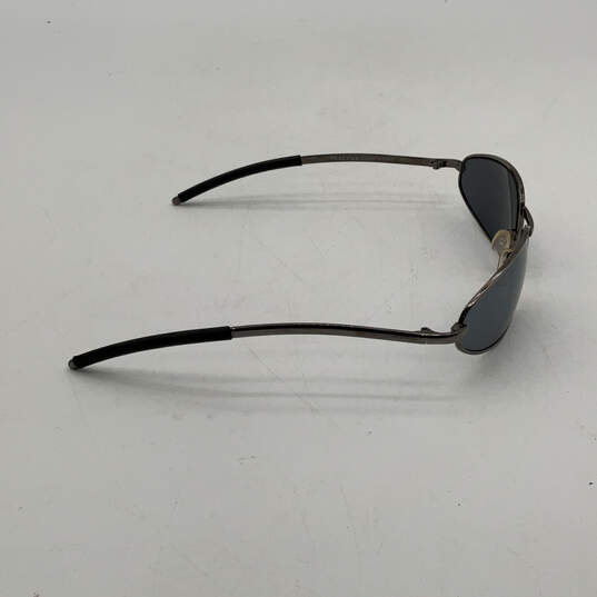 Mens KC 8114 Black Gray Polarized Lens Full Rim Oval Sunglasses image number 4