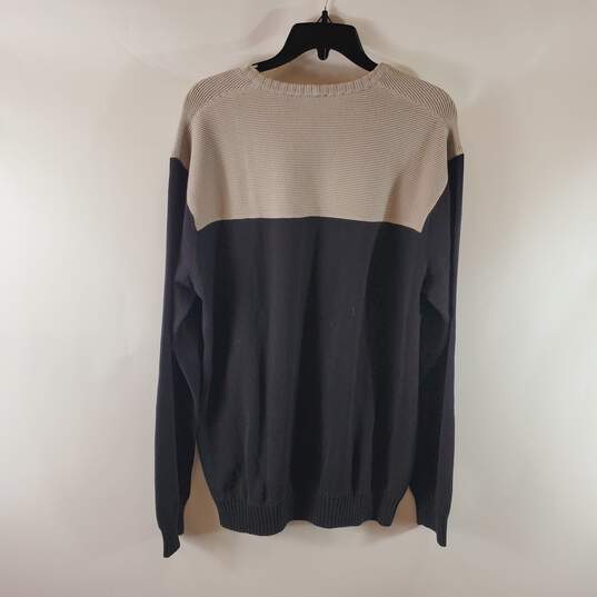 Armani Exchange Men Gray Black Sweater XL image number 2