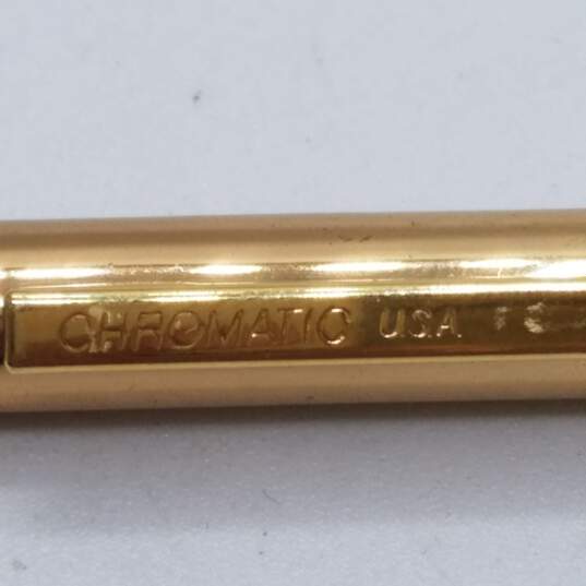Chromatic Gold Filled Engraved Pen (Needs Refill) 13.4g image number 5