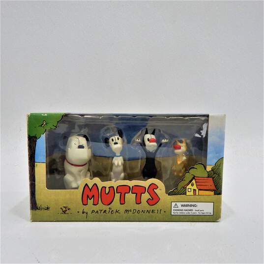 Mutts by Patrick McDonnell Set of 4 Vinyl Toy Animal Figures 2006 Dark Horse image number 1