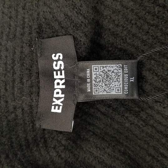 Express Women Black Midi Sweater Dress XL NWT image number 3