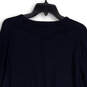 NWT Womens Blue V-Neck Long Sleeve Knitted Pullover Sweater Size Large image number 4
