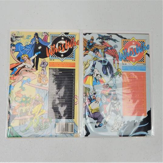DC Copper Age Who's Who Definitive Directory Of The DC Universe Comic Lot image number 6