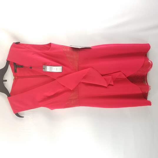 BCBG Maxazria Women Red Sleeveless Dress S NWT image number 1