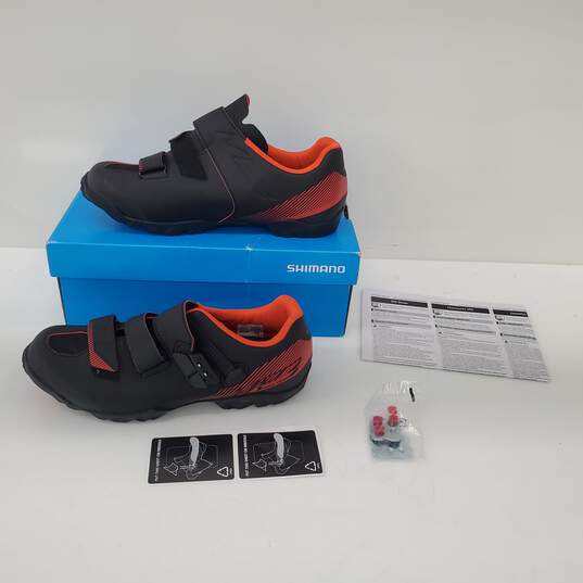 Shimano ME3 SH-ME300-SO Men's US 8.9 EU 43 Black & Orange Athletic Shoes image number 1