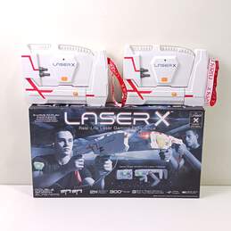 LaserX  Double Morph Blasters Real-Life Laser Gaming Experience
