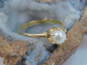 14K Yellow Gold Pearl Solitaire Ring 2.4g image number 2