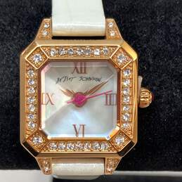 Designer Betsey Johnson BJ00043-03 Rhinestone Analog Dial Quartz Wristwatch