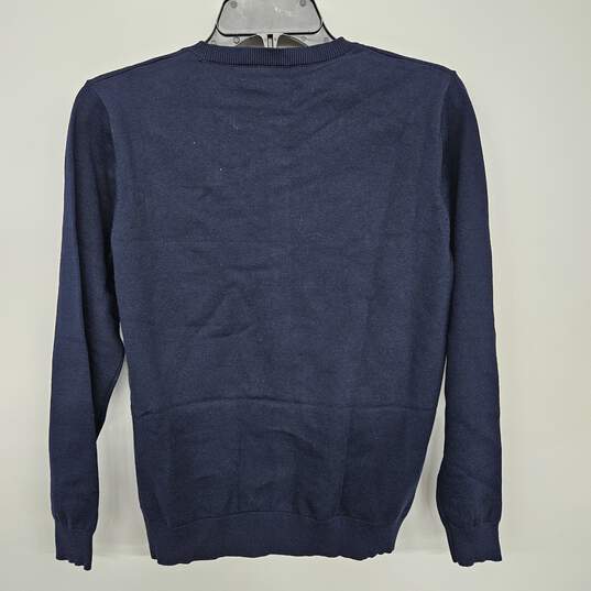 Navy Blue Button Up Cardigan image number 2