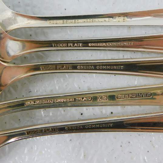 Set of 10 Oneida Community Silver-plated QUEEN BESS II  Dinner Spoons image number 5
