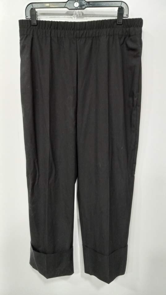 Zara Women's Black Casual Pants Size XL - NWT image number 1