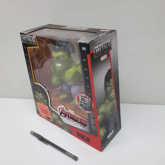 VTG. JADA Toys Marvel Avengers Age Of Ultron Die Cast Hulk Action Figure In Box image number 1