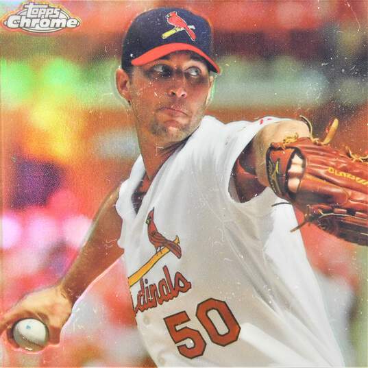 2013 Adam Wainwright Topps Chrome Refractor St Louis Cardinals image number 2