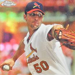 2013 Adam Wainwright Topps Chrome Refractor St Louis Cardinals alternative image