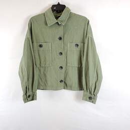 Zara Women Green Jacket S NWT