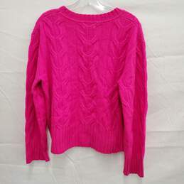 Banana Republic 100% Merino Wool Crewneck Pink Sweater Size M