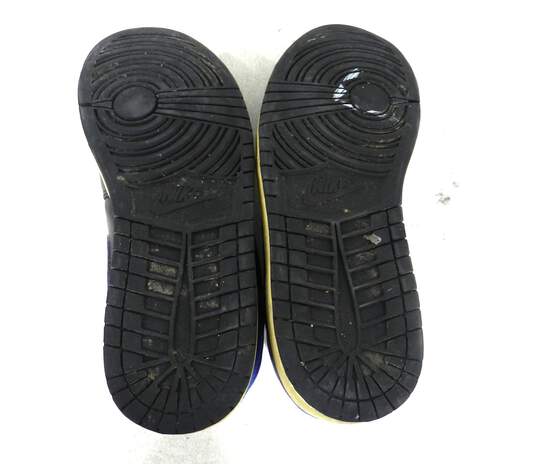 Jordan 1 Mid Hyper Royal Tumbled Leather Men's Shoe Size 11.5 image number 4