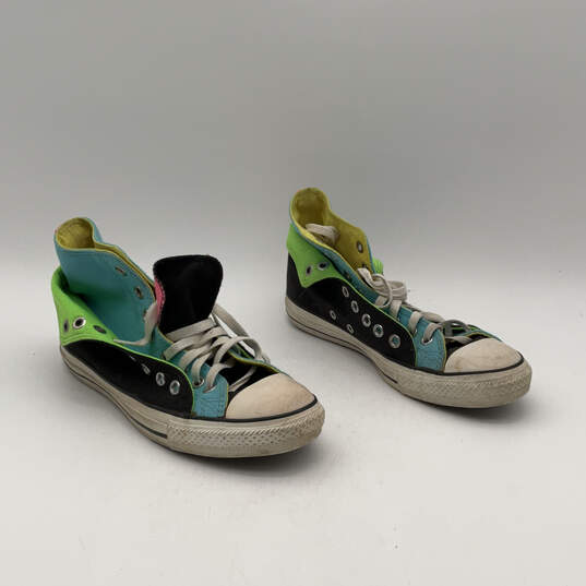 Womens All Star Multicolor Round-Toe Lace-Up Sneaker Shoes Size 9 image number 3