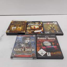 Lot of Assorted Windows PC Video Games Set of 5