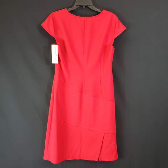 Evan Picone Women Red Dress SZ 16 NWT image number 2