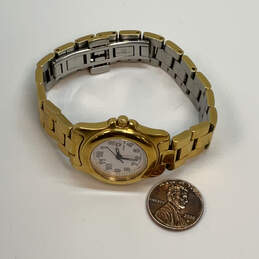 Designer Swiss Army Gold-Tone Stainless Steel Round Dial Analog Wristwatch alternative image