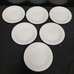 Bundle Of 6 Wedgewood White Ceramic Plates