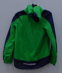Kid's Green, Blue & Orange Winter Coat Size 158-164 alternative image