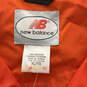NWT Womens Orange Long Sleeve Collared Full-Zip Windbreaker Jacket Size XL image number 3