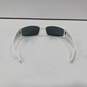 White Ray-Ban Sunglasses w/ Black Leather Case image number 3