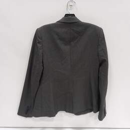 Worthington Women's Gray 1-Button Long Sleeve Blazer Size 4 alternative image