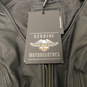 Genuine Leather Black Biker Motorcycle Vest w/ Adjustable Side Ties image number 10
