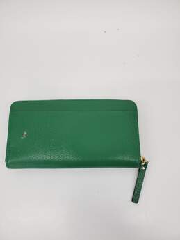 Kate Spade Large Continental Wallet In Green Bean Used alternative image