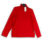 NWT Womens Red Long Sleeve Turtleneck Regular Fit Pullover T-Shirt Size 2 image number 1