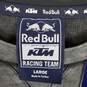 Red Bull Men Black Washed Long Sleeve Top L NWT image number 3