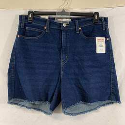 Women's Dark Wash Levi's Hi-Rise Denim Shorts, Sz.16/33