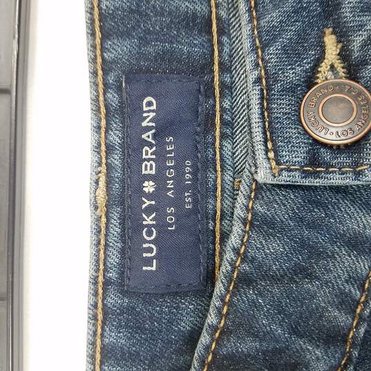 Lucky Brand Women Blue Cut Off Denim Shorts 0 NWT image number 2