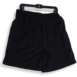 NWT Mens Black Adjustable Waist Slash Pocket Pull-On Sweat Short Size L alternative image