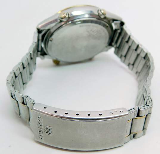 Men's Seiko Chronograph 7A38-7060 Quartz Analog Watch image number 2