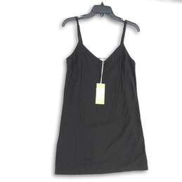 NWT Rhythm Classic Womens Black Adjustable Strap Short Tank Dress Size Small