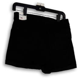 NWT Womens Black Denim Dark Wash Regular Fit Stretch Mom Shorts Size 11 alternative image