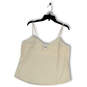 NWT Womens White V-Neck Strappy Pullover Camisole Tank Top Size 12 image number 1