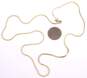 14k Yellow Gold Serpentine Chain Necklace 8.4g image number 6