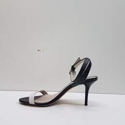 Michael Kors Bridget Saffiano Leather Stiletto Sandals Black 7.5 alternative image