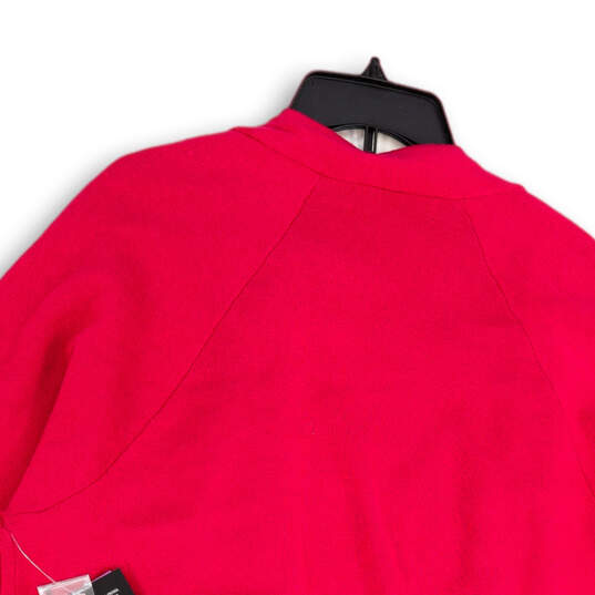 NWT Womens Pink Pockets Tight-Knit Open-Front Cardigan Sweater Size 2X image number 4