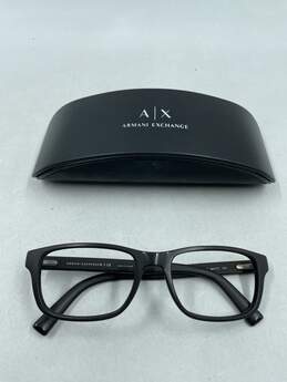 Armani Exchange Brown Rectangle Eyeglasses