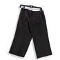 Womens Black Straight Leg Pleated Front Slacks Dress Pants Size 6 image number 2
