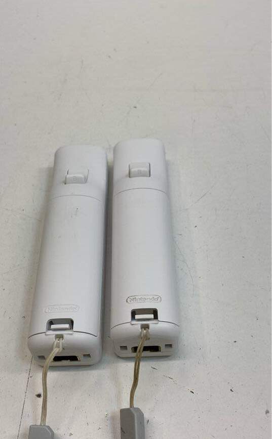 Set Of 2 Nintendo Wii Remotes- White image number 4