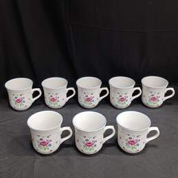 8 Newcor Floral Cups