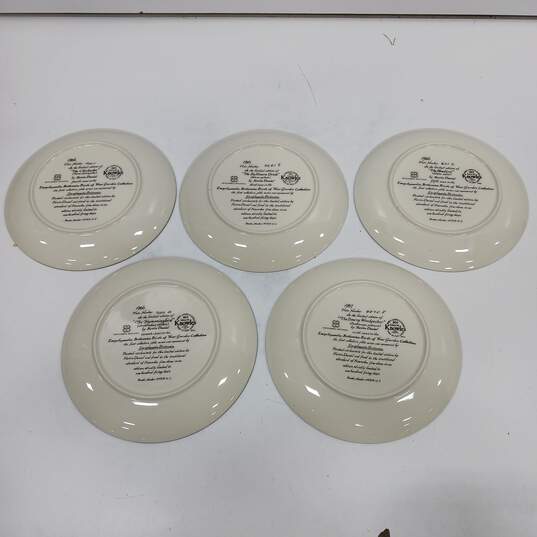 Bundle Of 5 The Bradford Exchange Knowles Encyclopedia Britannica Collector Plates image number 4