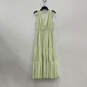 NWT Womens Green Sleeveless V-Neck Pullover Maxi Dress Size Medium image number 2